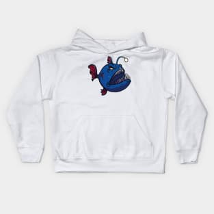 Anglerfish Light Darkness Kids Hoodie